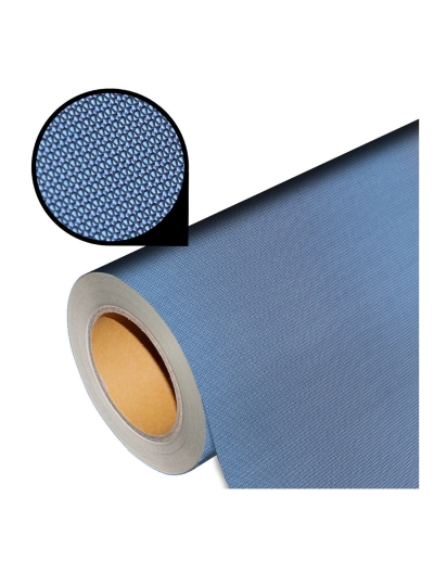 Flex foil with metallic fabric structure